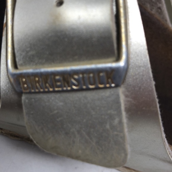 Birkenstock Arizona Girl’s Gold Sandals - Picture 5 of 13